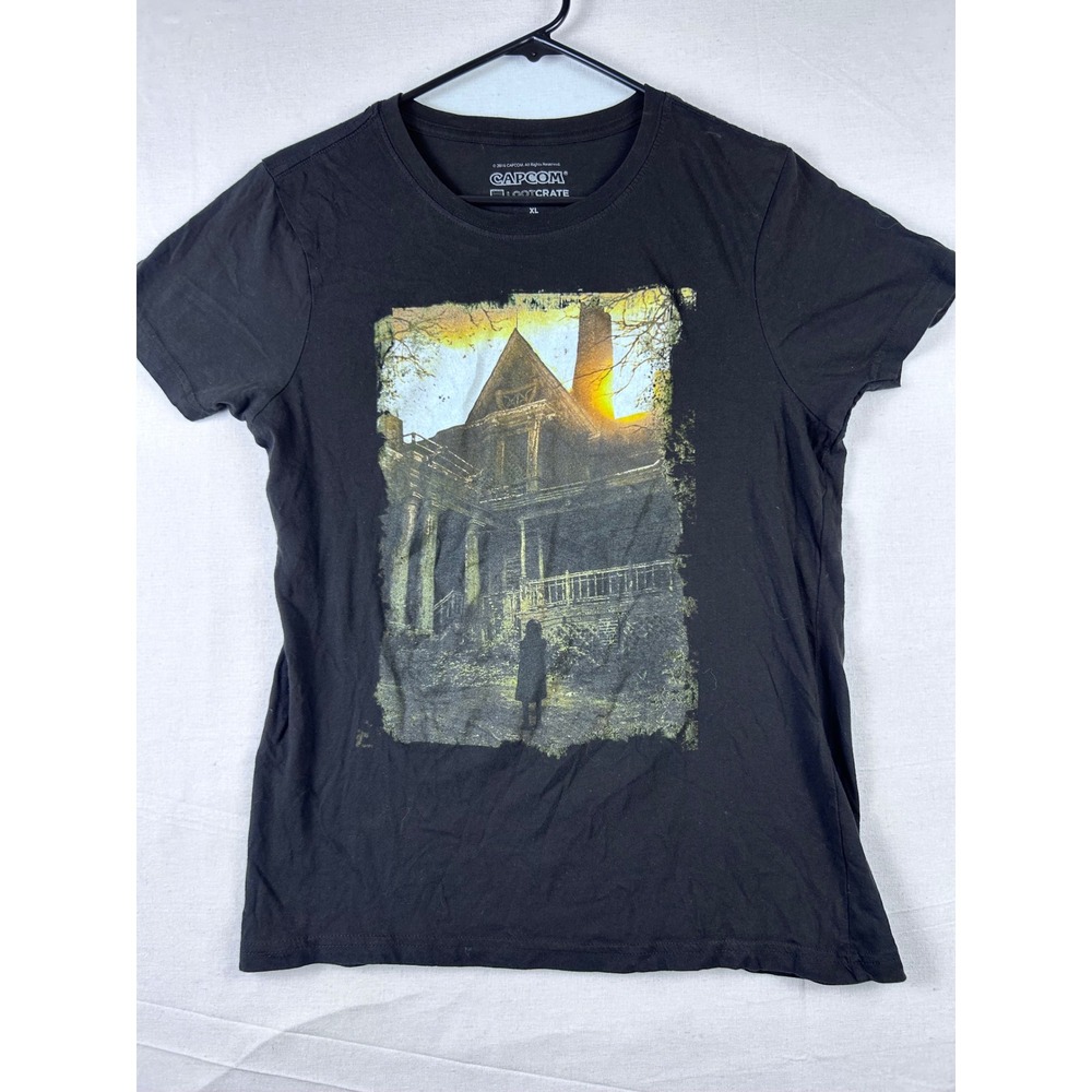 Capcom Resident Evil Biohazard 7 Baker Mansion Loot Crate Shirt Black XL Mens